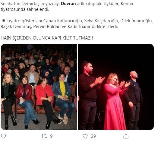 Terör tutuklusu Selahattin Demirtaş’ın oyununa giden CHP’ye tepki!