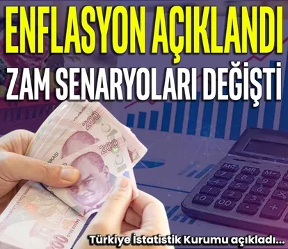 Enflasyon açıklandı zam senaryoları değişti