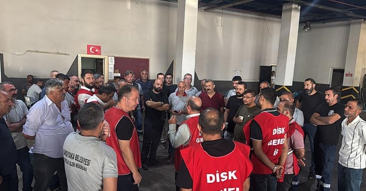 Karşıyaka’da işçiler iş bıraktı