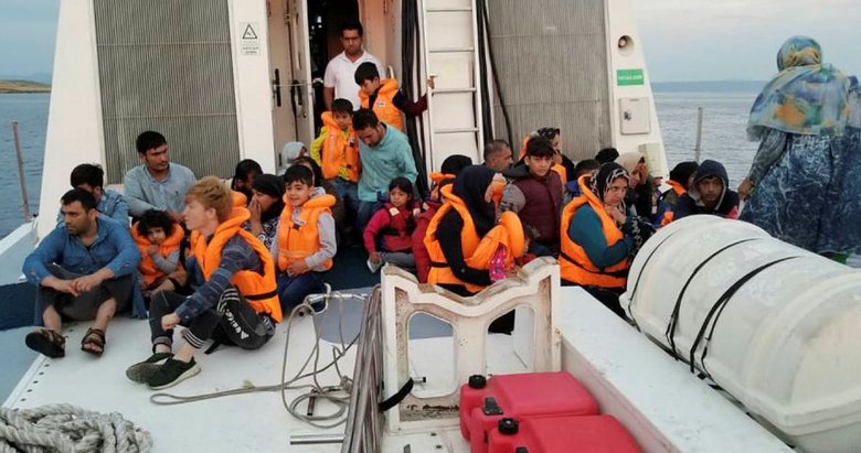 Kuzey Ege’de 46 düzensiz göçmen yakalandı