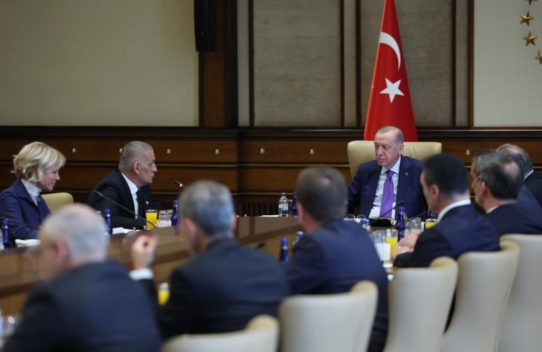 Başkan Erdoğan, TFF Başkanı Hacıosmanoğlu’nu kabul etti