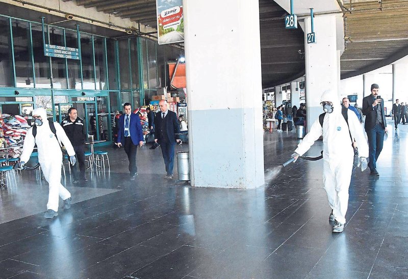 Izmir Otogari Nda Korona Virus Seferberligi Izmir Haberleri