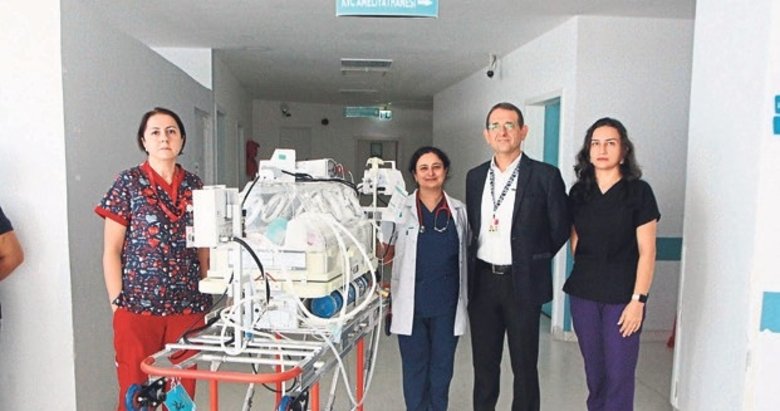 İngiliz bebek Muğla’da hayata tutundu