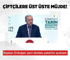 Başkan Erdoğan’dan çiftçilere üst üste müjde! Kredi limitleri artırıldı