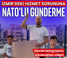 İzmir’deki hizmet sorununa NATO’lu gönderme! Videoya yorum yağdı...