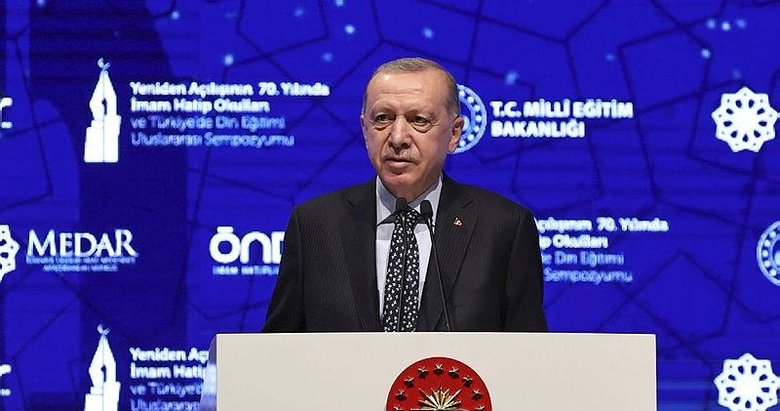 Başkan Erdoğan’dan İmam Hatip Okulları Sempozyumu’nda önemli açıklamalar