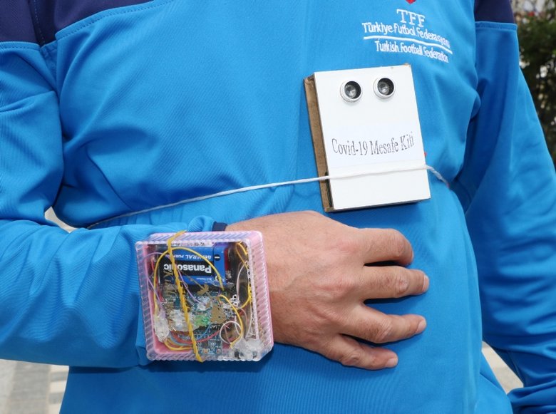 Afyonkarahisarlı hakem ’mesafe kiti’ geliştirdi