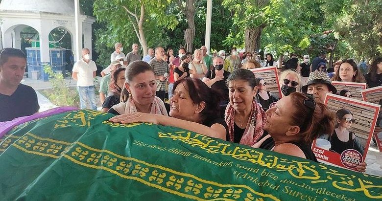 Eşinin öldürdüğü Ezgi’ye İzmir’de veda! Annesinin feryadı yürekleri dağladı