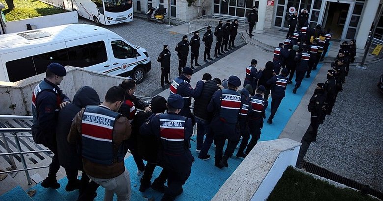 Muğla merkezli DEAŞ operasyonunda gözaltına alınan 18 şüpheli adliyede