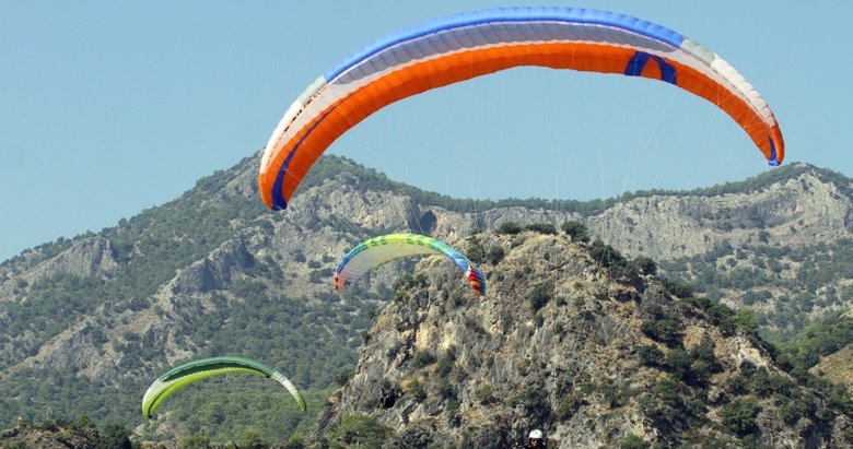 Fethiye semalarında nefes kesen final