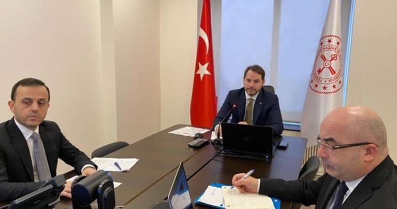 Hazine ve Maliye Bakanı Berat Albayrak paylaştı! Kovid-19 gündemiyle toplandı
