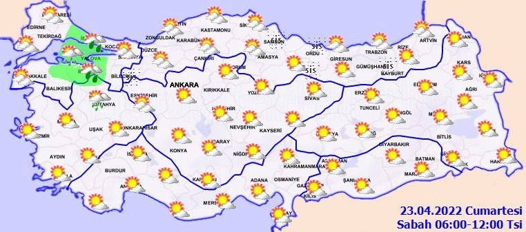 23 Nisan 2022 Cumartesi hava durumu nasıl olacak? İzmir’de hava nasıl? Sıcaklıklar artıyor mu?