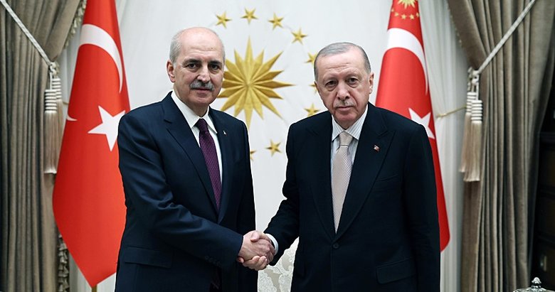Başkan Erdoğan, TBMM Başkanı Kurtulmuş’u kabul etti