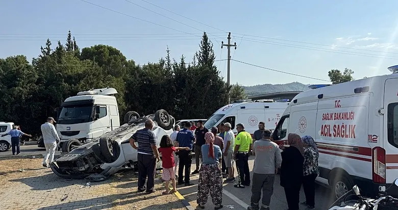 Muğla’da feci kaza! Tır ile otomobil çarpıştı: Yaralılar var