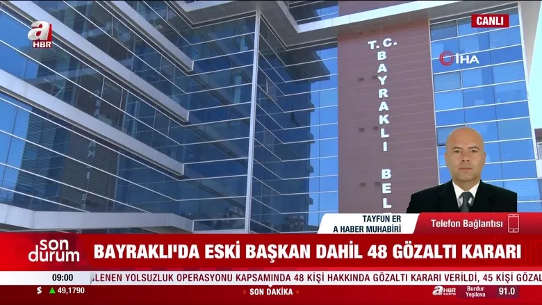 İzmir Bayraklı Belediyesi'ne operasyon!