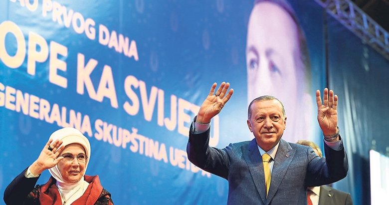 Erdoğan manşetlerde