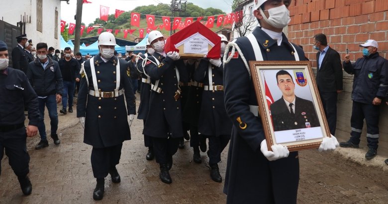 Şehit Uzman Çavuş Hasan Kuzu son yolculuğuna uğurlandı