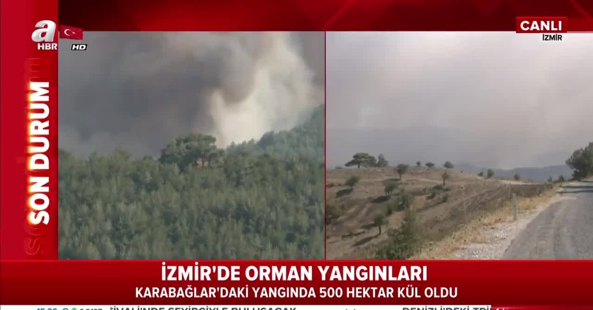 Izmir Orman Yanginin 27 Saat Orman Yangininda Son Durum Ne
