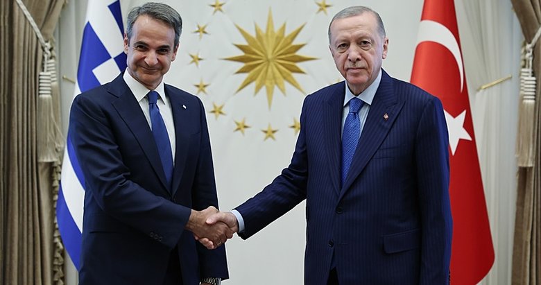 Başkan Erdoğan Yunanistan Başbakanı Miçotakis’i kabul etti