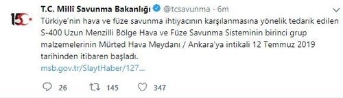 S-400’lerin teslimat süreci başladı