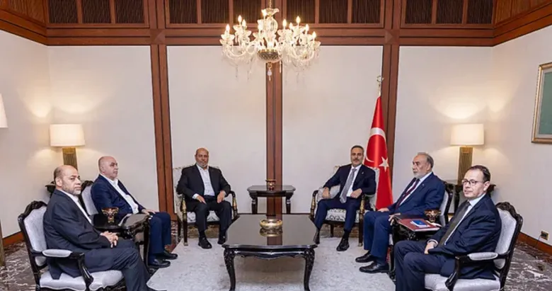 Bakan Fidan, Hamas heyetini kabul etti