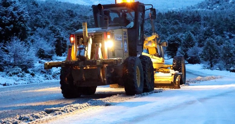 Muğla’nın yüksek kesimleri beyaza büründü