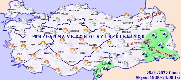Meteoroloji’den 28 Ocak Cuma hava durumu raporu! İzmir ve Ege’de hafta sonu hava nasıl olacak?