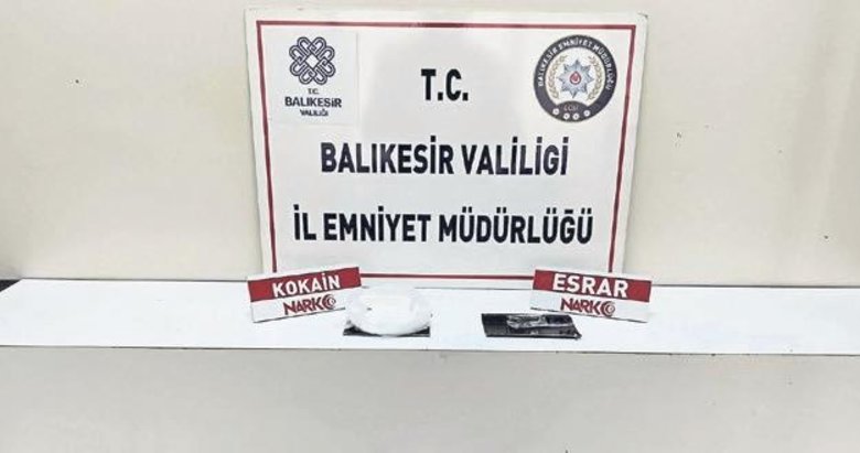 Uyuşturucu operasyonunda 2 kişi kıskıvrak yakalandı