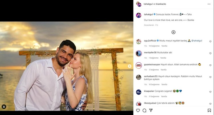 Şampiyon güreşçi Taha Akgül evlilik için ilk adımı attı