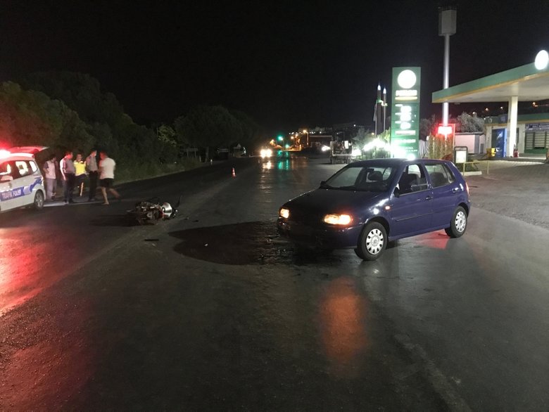 Aydın’da motosiklet kazası: 1 yaralı