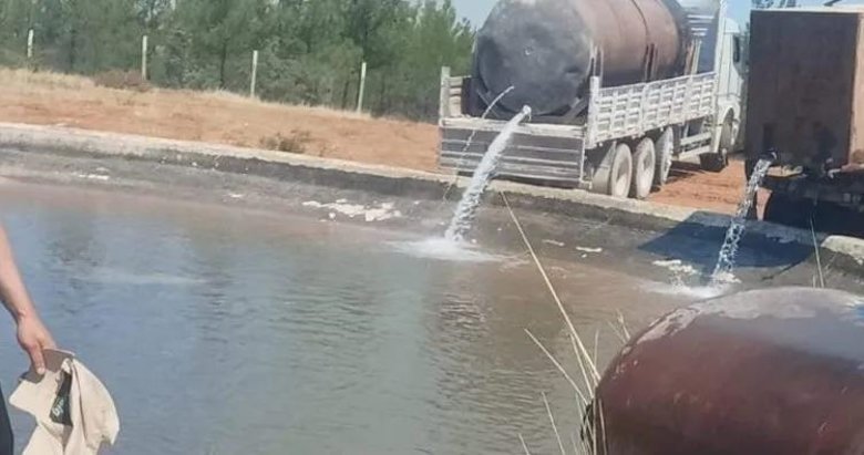 Bozdoğan yangınında köylülerden tanker desteği