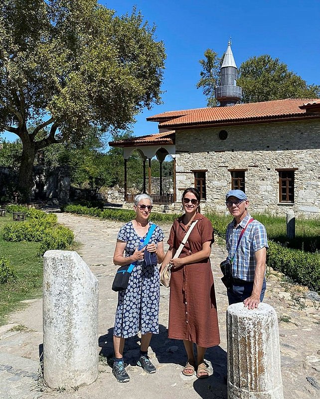 Dünyanın en önemli tarihçisi Stratonikeia’yı ziyaret etti