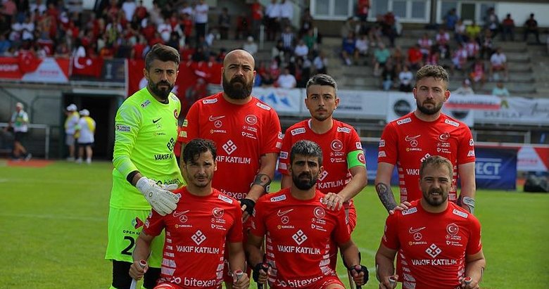 Ampute Milli Futbol Takımı, üst üste 3’üncü kez Avrupa şampiyonu oldu