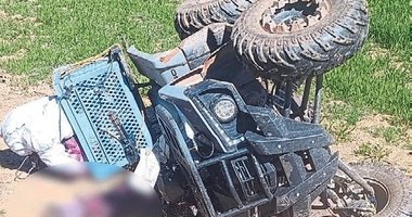 Devrilen ATV’nin altında can verdi