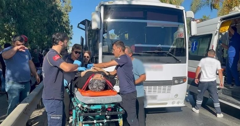 Alanya’da feci kaza: 2’si ağır çok sayıda yaralı var!