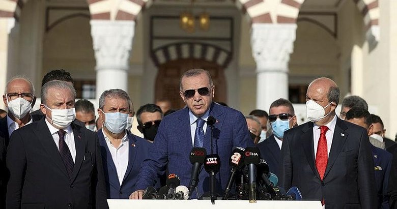 Başkan Erdoğan’dan Kıbrıs’ta Kurban Bayramı namazı sonrası önemli açıklamalar