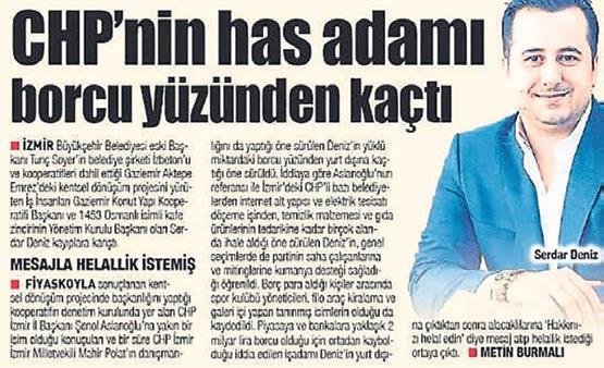 CHP’li başkana ve şirketlerine iflas kararı