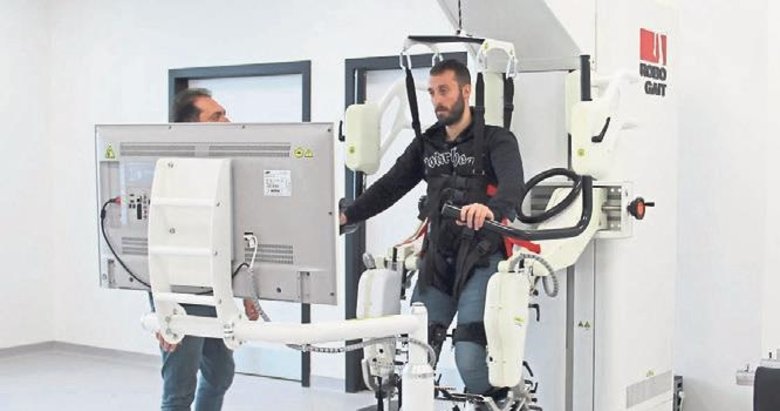 İzmir Şehir Hastanesi’nde robotik rehabilitasyon
