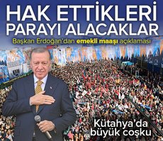 Başkan Erdoğan’dan Kütahya’da emeklilere mesaj: Maaşlar arzu ettiğimiz seviyeye çıkacak