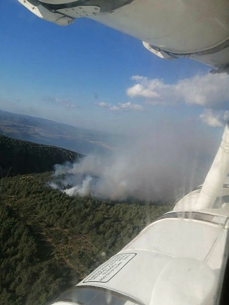 Çeşme’de orman yangını! Ekipler seferber oldu! Kontrol altına alındı