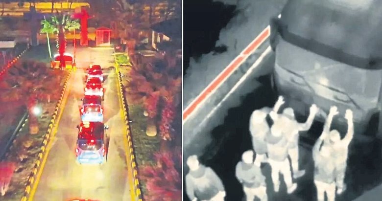 Suç örgütlerine baskın: 61 şüpheli gözaltında