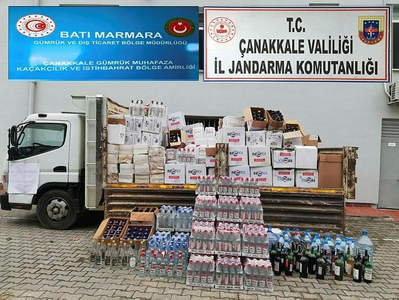 Bakanlık duyurdu: 2020 yılında 2 bin 430 alkollü içki kaçakçılığı operasyonu gerçekleştirildi