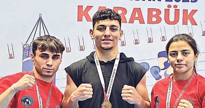 Aydınlı sporculardan 3 altın madalya geldi