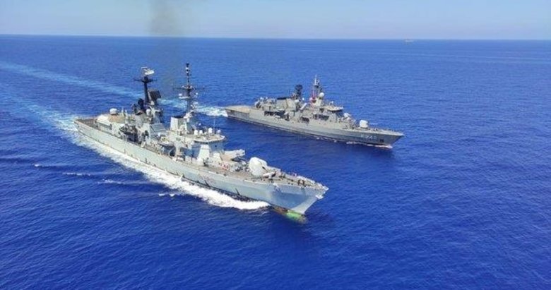 MSB fotoğrafları paylaştı: Doğu Akdeniz’de tatbikat