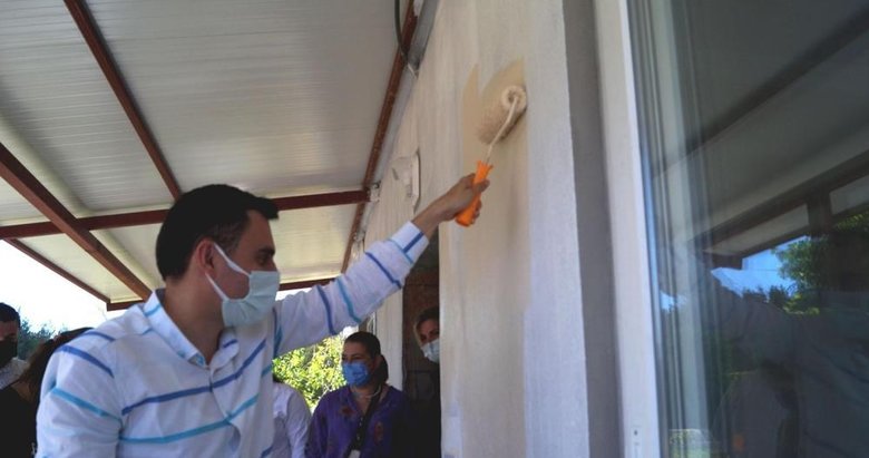 Evleri yangında kül olmuştu, yeni evlerine kavuşmaya az kaldı