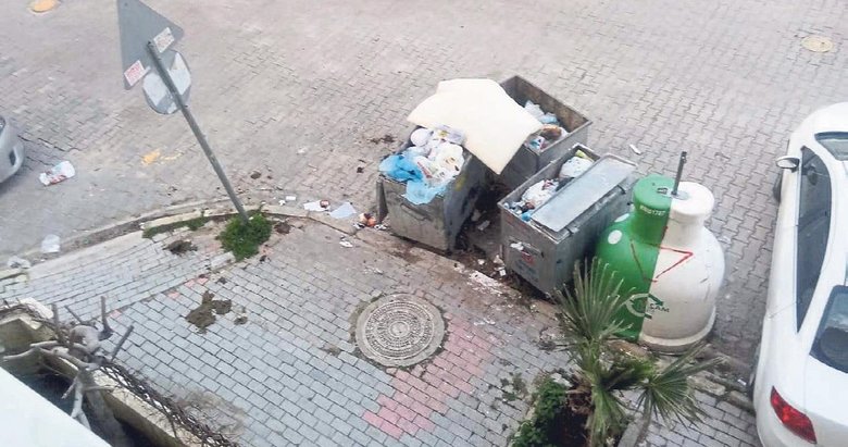Karşıyaka’da toplanmayan çöpler vatandaşı isyan ettirdi