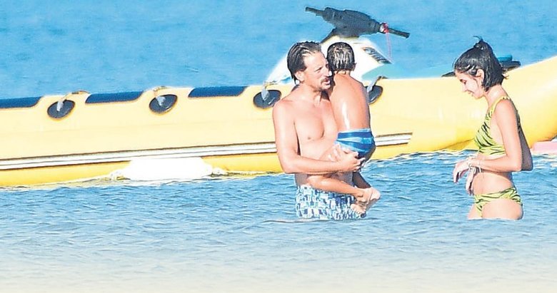 Çeşme sularında aile saadeti