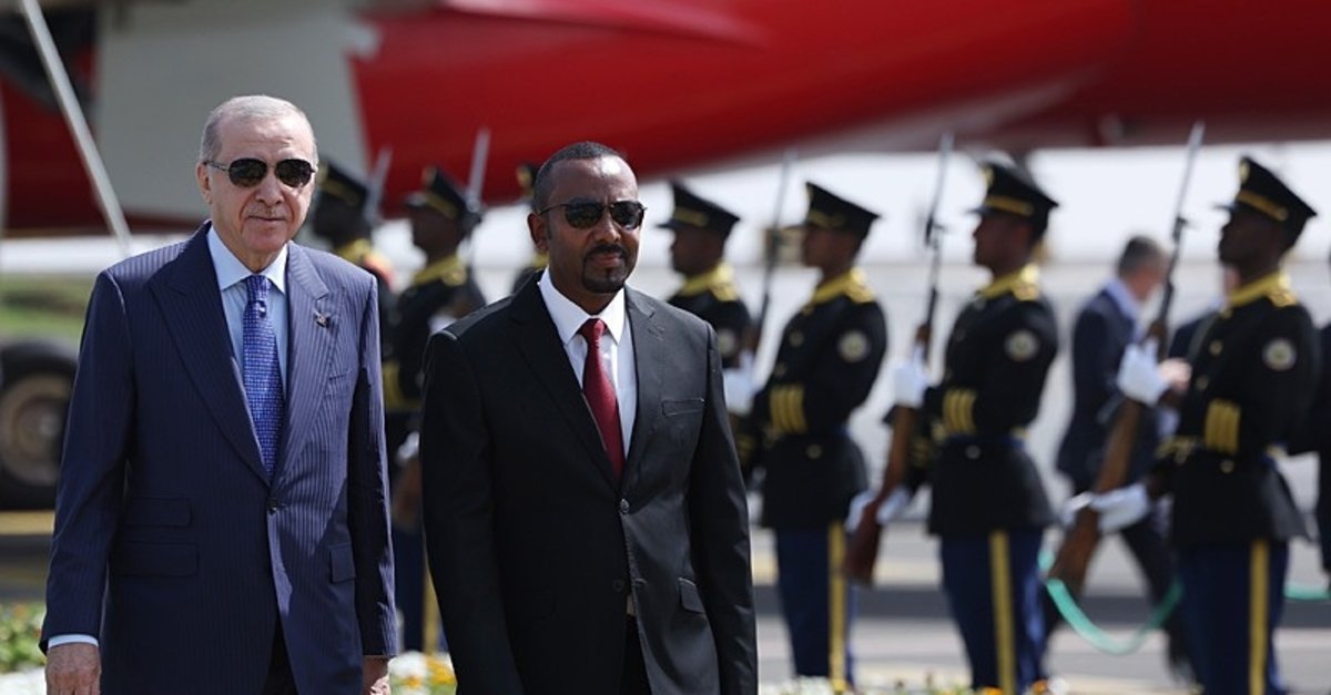 Başkan Erdoğan Etiyopya'da! Resmi törenle karşılandı