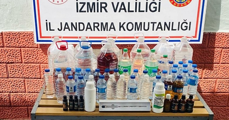 İzmir’de 8 ton kaçak alkol ele geçirildi