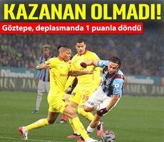 Deplasmanda beraberlik! Trabzsonspor 1-1 Göztepe